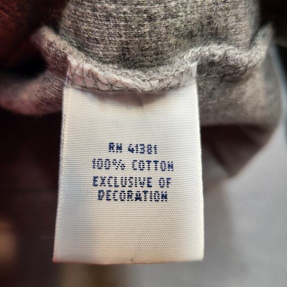 Polo Ralph Lauren Sweatshirt Mens M Gray Quarter Zip Pullover Flesh Pony - Picture 4 of 11